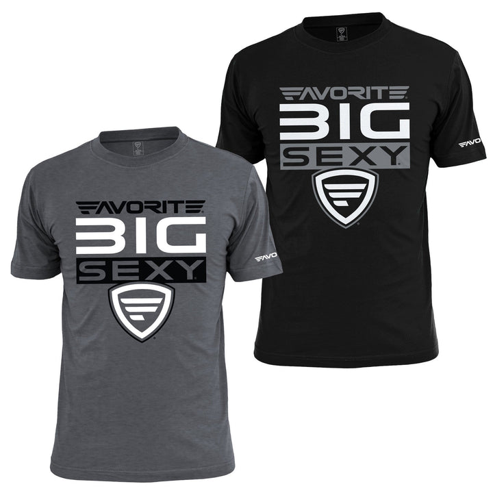 Favorite Fishing Big Sexy Stacked T-Shirt featuring a bold graphic design on comfortable apparel for casual wear.