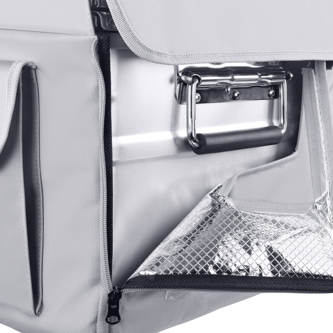 Gray APL20 insulated protective cover by ICECO, designed for durable outdoor equipment protection, from Inca Overland Outfitters.