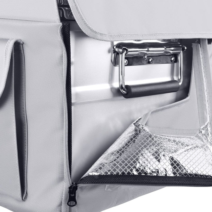 Gray APL20 insulated protective cover by ICECO, designed for durable outdoor equipment protection, from Inca Overland Outfitters.
