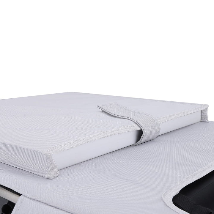 Gray insulated protective cover for APL55 by ICECO, designed to safeguard and insulate the appliance.