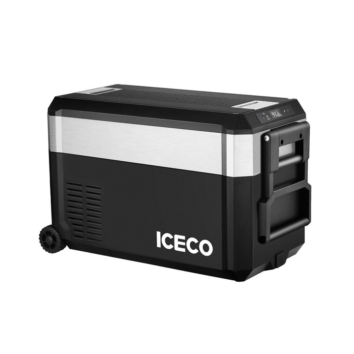 Inca Overland JP40 PRO portable single-zone freezer in silver with cover, 40-liter capacity, from ICECO's JP Pro Series.