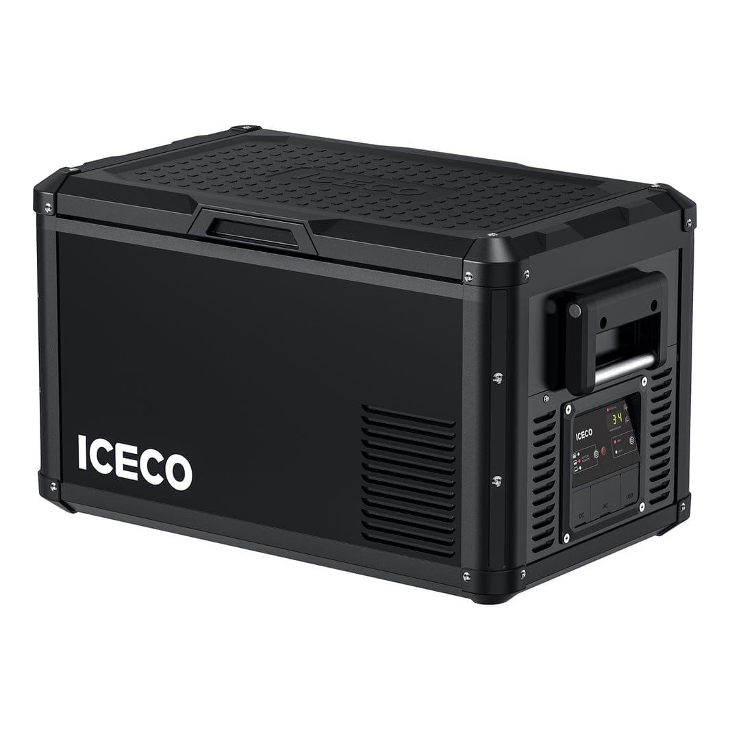Inca Overland Outfitters VL35ProS single zone portable fridge freezer by ICECO, black 35-liter compact fridge for outdoor use