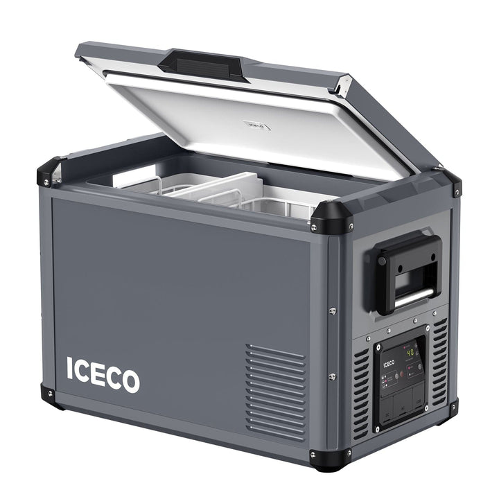 Inca Overland Outfitters VL45ProS single zone portable fridge freezer in black, 45-liter capacity, part of ICECO VL Pro Series.