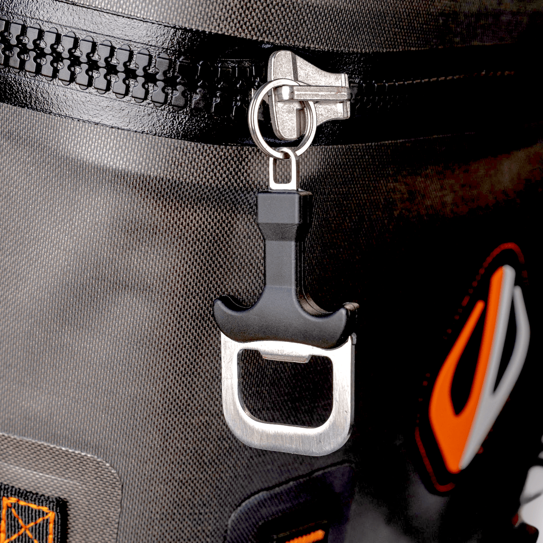 Large outdoor cooler backpack by Life League Gear, featuring insulated compartments and adjustable straps for outdoor adventures.