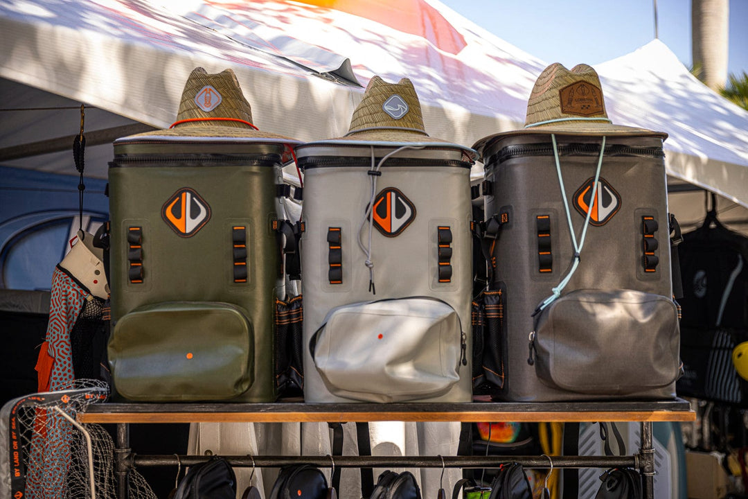 Large outdoor cooler backpack by Life League Gear, featuring insulated compartments and adjustable straps for outdoor activities.