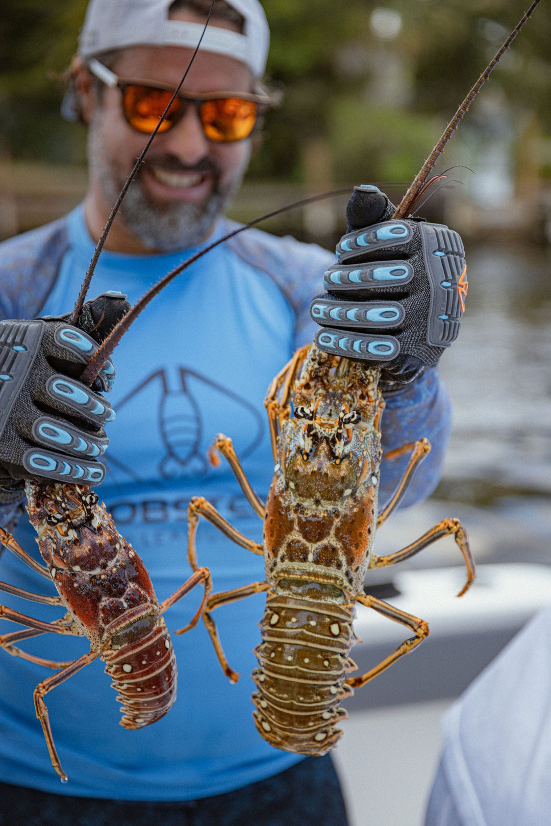 Lobstering gloves by Life League Gear, durable neoprene diving gloves designed for lobstering and spearfishing.