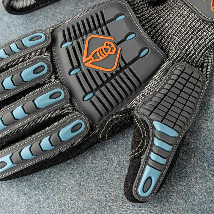 Lobstering diving gloves from Life League Gear, showing reinforced neoprene material and gripping palms for underwater lobster fishing.