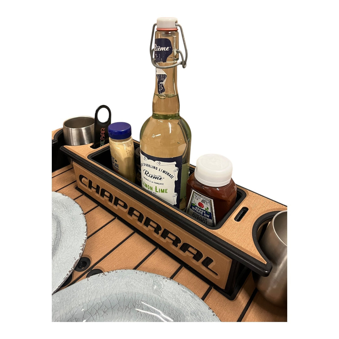 Midnight Series - Docktail Butler Boat Table - Choose Your Mount, Color & Custom Name