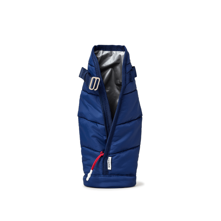 Monti Coolers Sullivan Wine Sleeve, insulated neoprene wine bottle holder with a sleek design and brand logo.