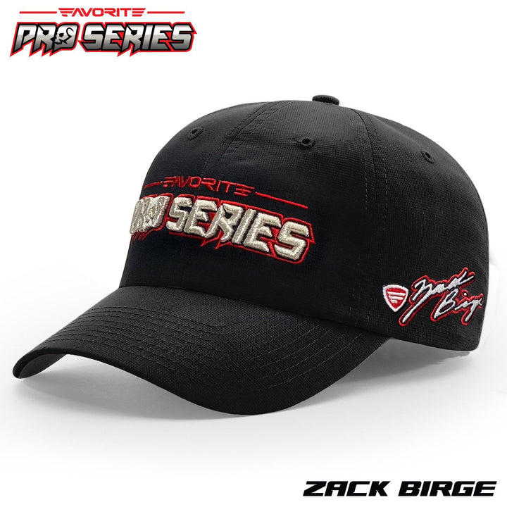 Favorite Fishing Pro Series Hat featuring a curved brim and adjustable strap for comfortable outdoor wear.