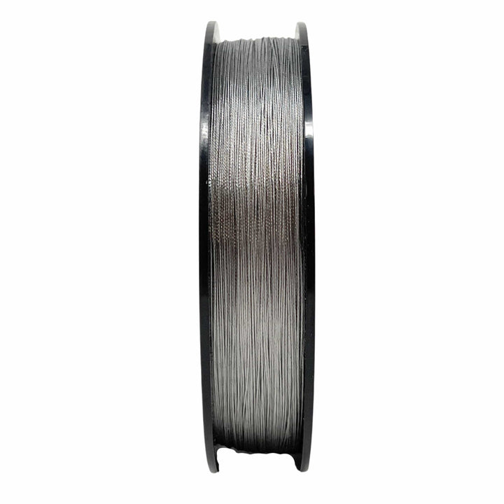 Reaction Tackle stainless steel trolling line, 30LB strength, 300 feet length, ideal for fishing and trolling applications.
