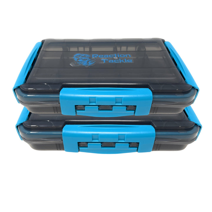 Reaction Tackle Premium Tackle Tray with waterproof design and 3 resilient clips for high-performance fishing organization.