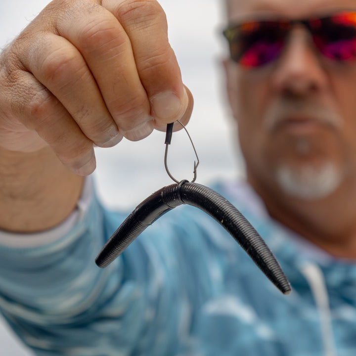 Reaction Tackle Wacky Neko Hooks 25-pack, standard fishing hooks designed for versatile fishing techniques.