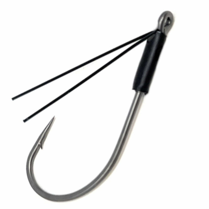 Reaction Tackle Wacky Neko Hooks, 25-pack, featuring durable hooks ideal for soft plastic bait and finesse fishing techniques.