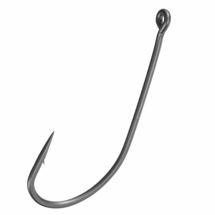 Reaction Tackle Wacky Neko Hooks 25-pack, fishing hooks designed for soft plastic baits, shown in a clear package with multiple hooks.