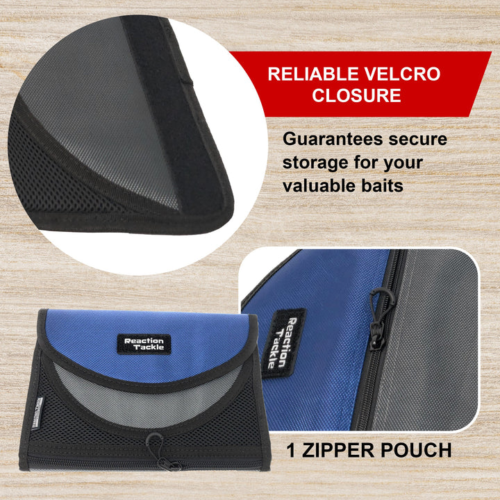 Reaction Tackle Medium Bait Binder bag for storing fishing bait and tackle, made of durable material with secure closure.