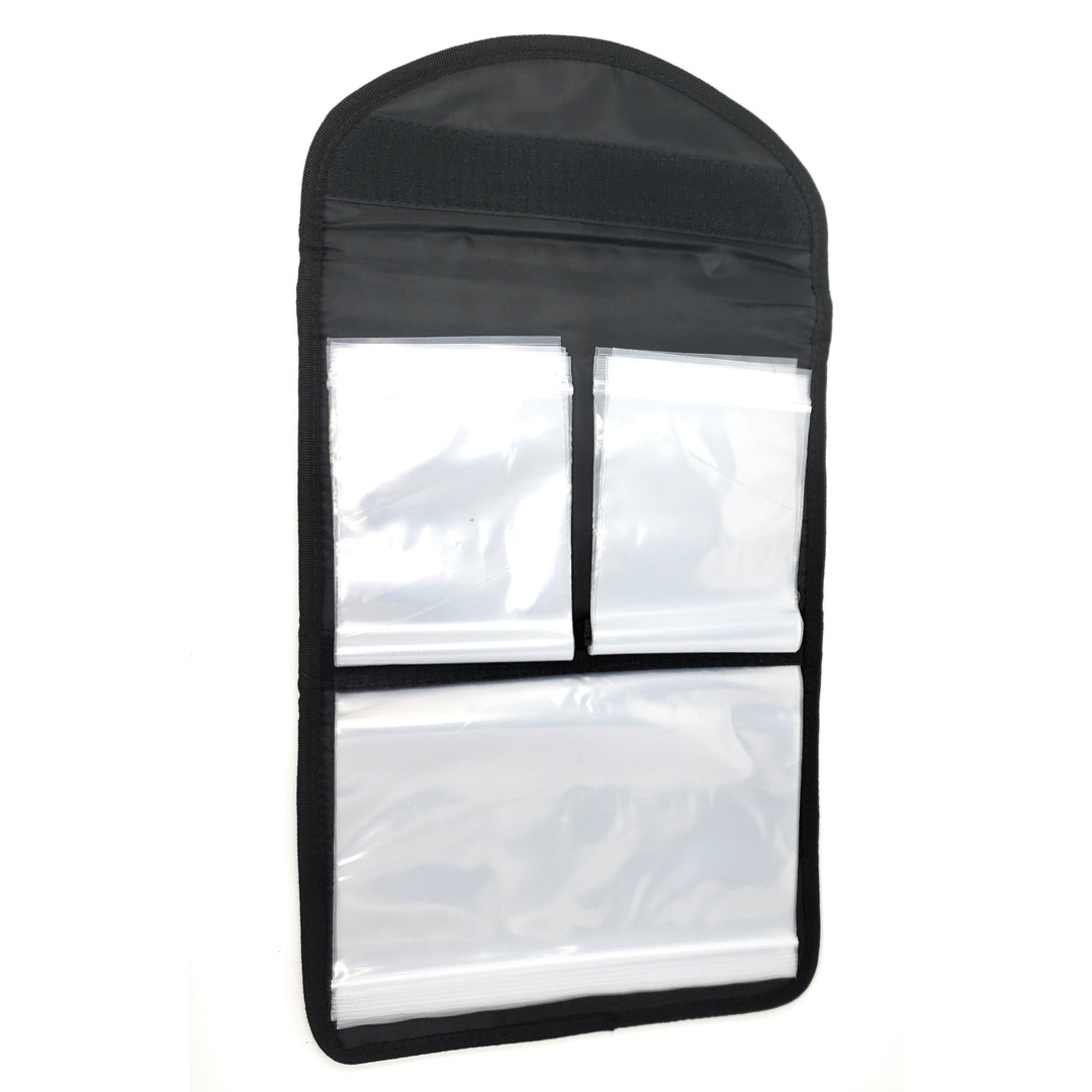 Reaction Tackle Medium Bait Binder bag for storing fishing bait, featuring multiple compartments and durable construction.