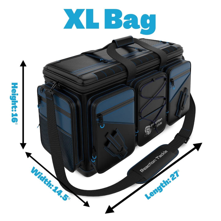 Reaction Tackle Fishing Tackle Bags, small storage bags with multiple compartments, designed for anglers and fishing gear organization.