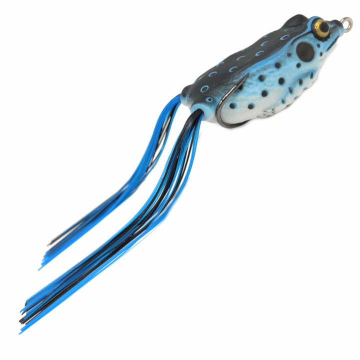 Reaction Tackle 2.5" Hollow Body Frogs in a 2-pack, designed for fishing, with detailed hollow body and realistic color pattern.