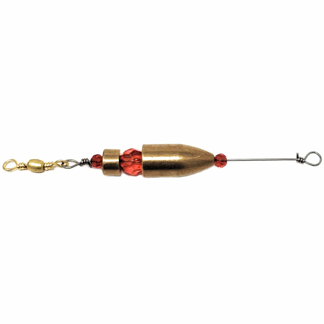 Reaction Tackle Carolina Ready Rigs, 6-piece set of pre-rigged, brass fishing rigs for Carolina fishing techniques.