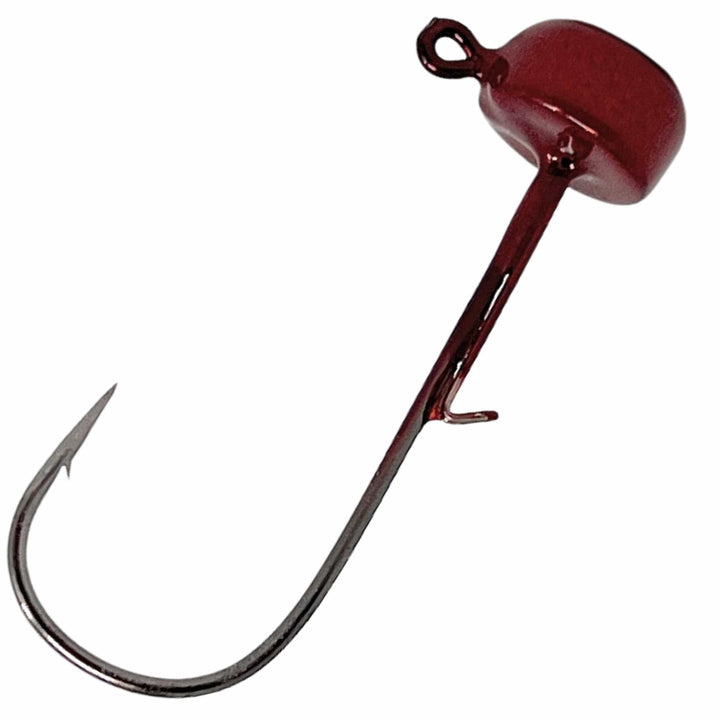 Reaction Tackle Tungsten Ned Rig-Shroom Jigs in black, 1.15 oz, 5-pack, designed for fishing and angling success.