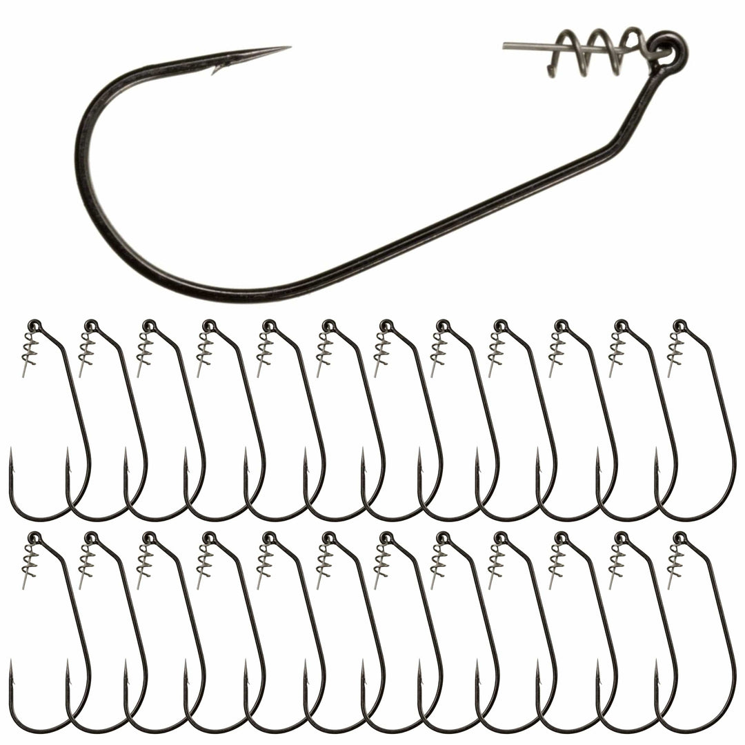 Reaction Tackle Swimbait Hooks in a 10-pack, sharp fishing hooks designed for durable bait presentation.