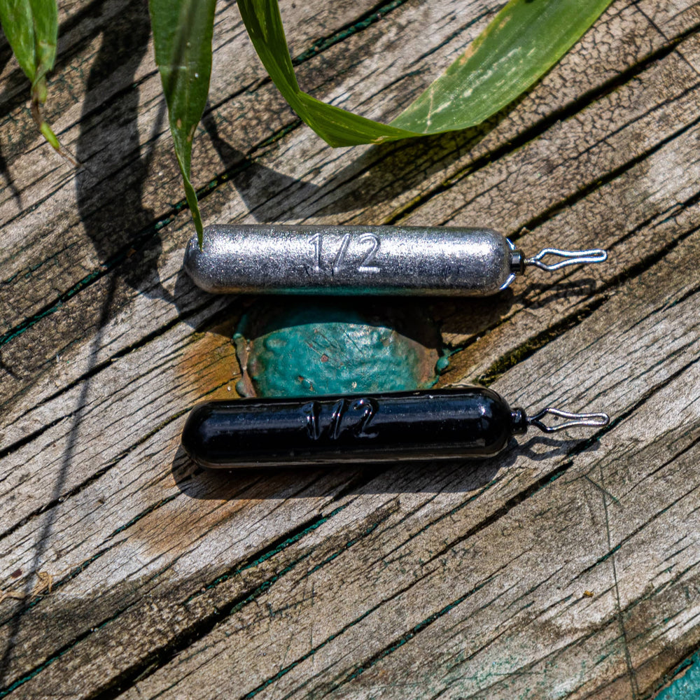Reaction Tackle lead drop shot weights, 1/8 oz, in a 25-pack for fishing, bulk packs and kits, durable metal fishing weights