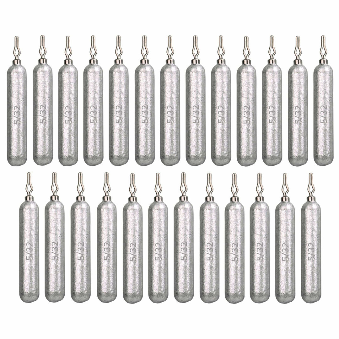 Reaction Tackle lead drop shot weights, 1/8 oz, 25-pack, bulk packs, designed for precise fishing weight adjustments.