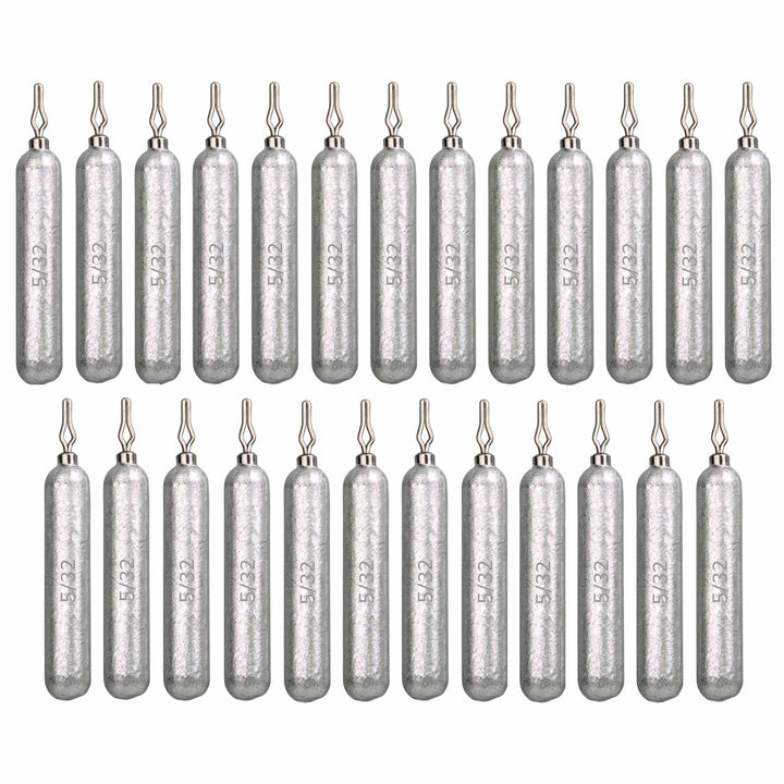 Reaction Tackle lead drop shot weights, 1/8 oz, 25-pack, bulk packs, designed for precise fishing weight adjustments.
