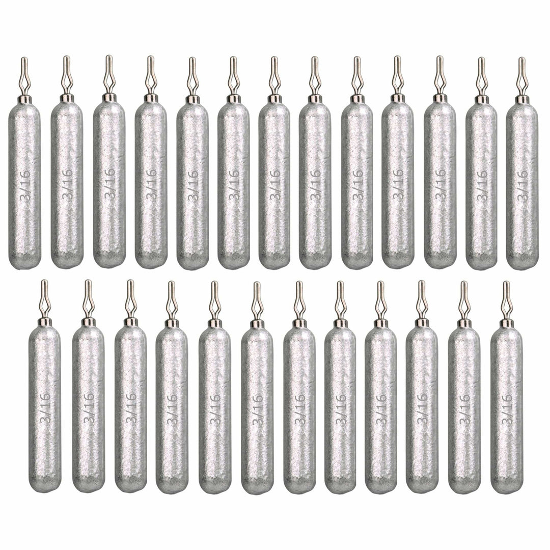Reaction Tackle lead drop shot weights, 1/8 oz, bulk pack, for fishing, shown in a clear image with multiple weights.