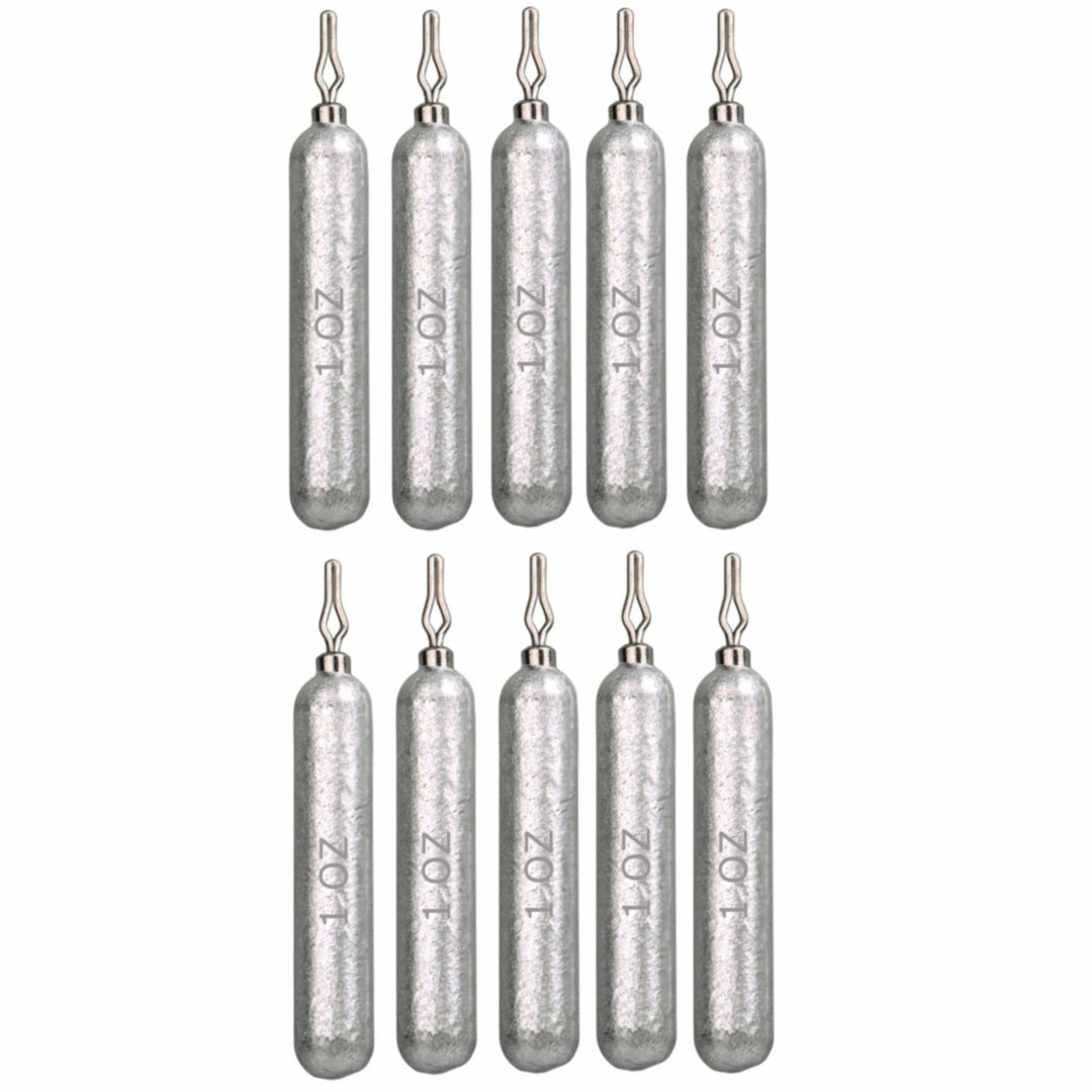 Reaction Tackle lead drop shot weights, 1/8 oz, 25-pack, bulk kit for fishing, featuring durable lead weights for drop shot rigs.
