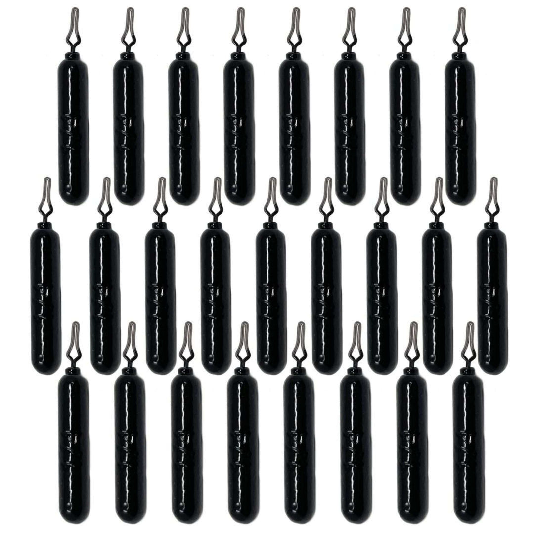 Reaction Tackle lead drop shot weights, 1/8 oz, 25-pack, bulk pack, fishing tackle weights for drop shot fishing.