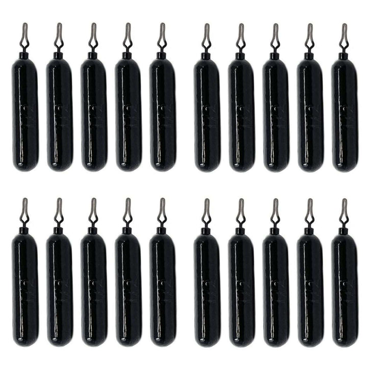 Reaction Tackle lead drop shot weights in 1/8 oz, 25-pack, shown in bulk pack for fishing drop shot rigs.