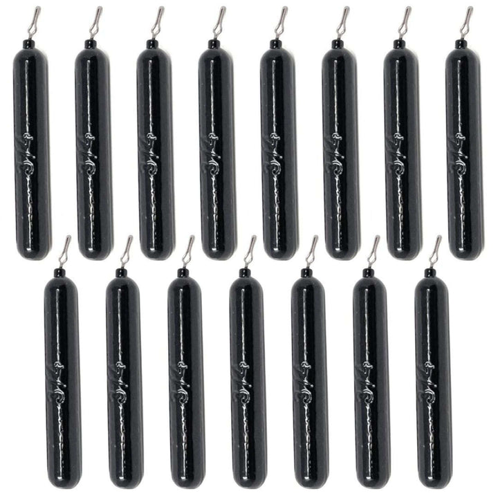 Reaction Tackle lead drop shot weights in 1/8 oz, bulk pack, ideal for fishing drop shot rigs, durable lead weights.