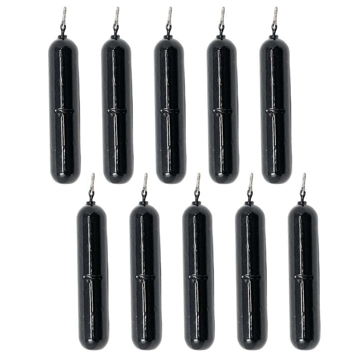 Reaction Tackle lead drop shot weights, 1/8 oz, in a 25-pack, used for fishing drop shot rigs, bulk pack for anglers