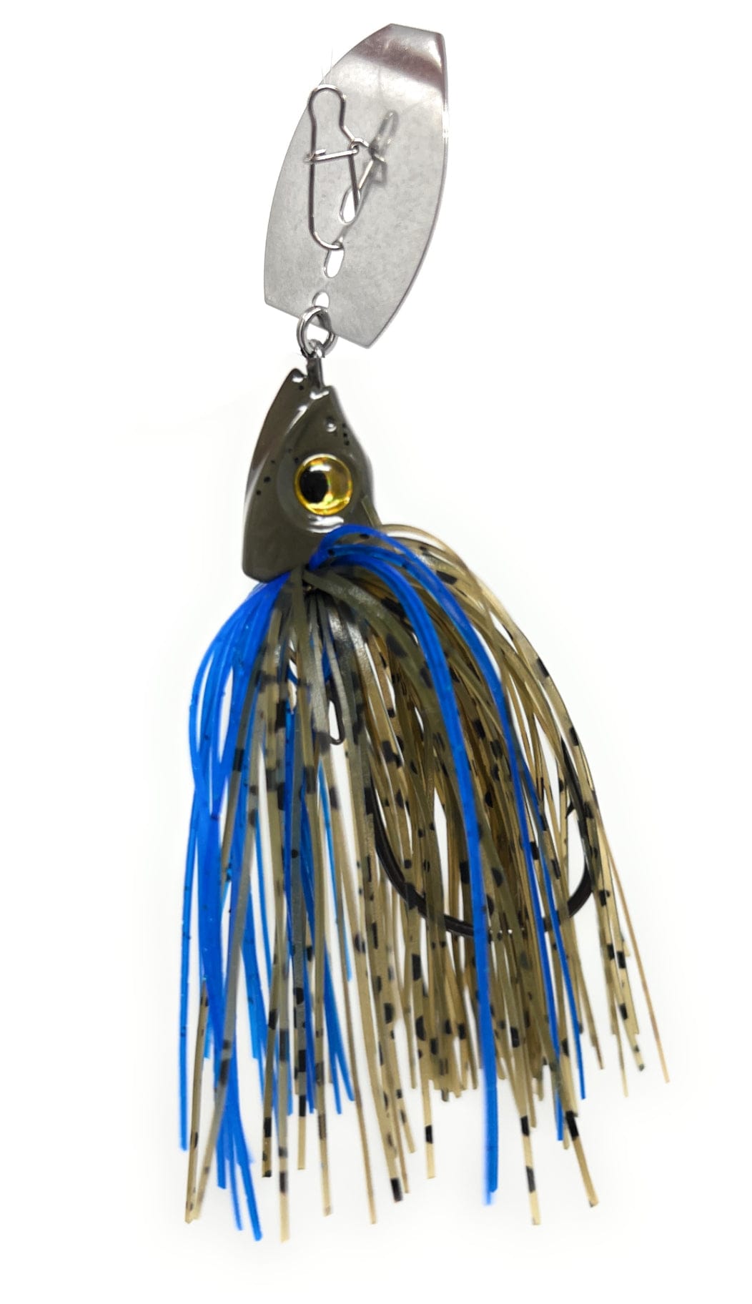Reaction Tackle Tungsten Vibrating Bladed Swim Jigs in a 2-pack, featuring sleek design and sharp blades for effective fishing.
