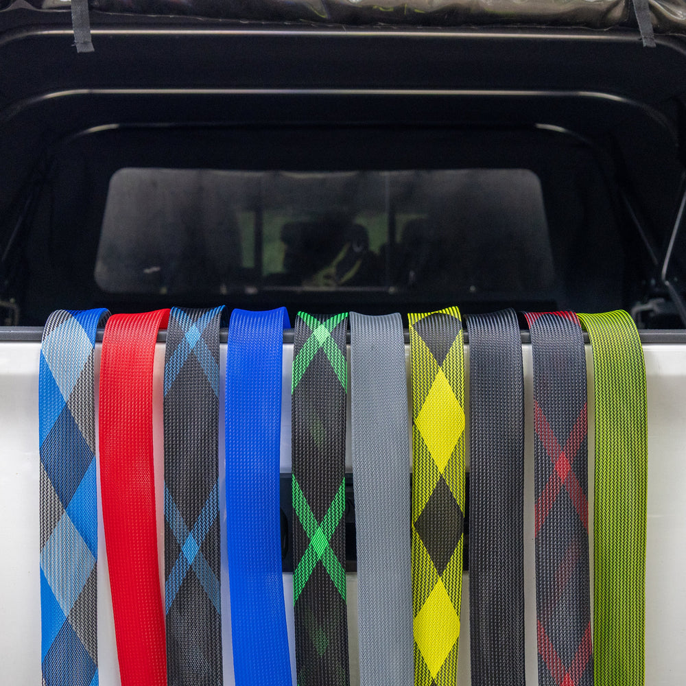 Black Reaction Tackle fishing rod socks, 2-pack, protective rod sleeves for casting rods, lightweight and durable fishing gear accessories.