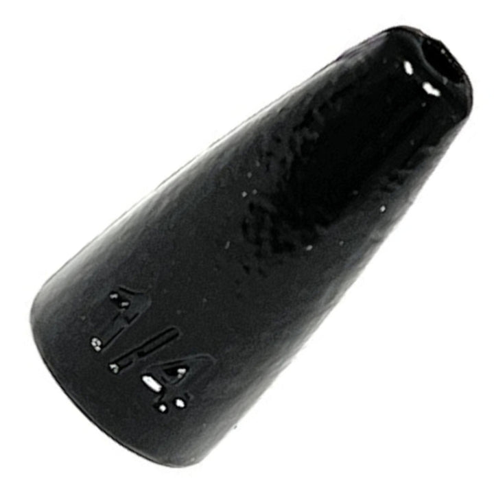 Reaction Tackle Lead Worm Weights 1/16 oz green pumpkin sinkers, 25-pack, ideal for fishing with worm bait.