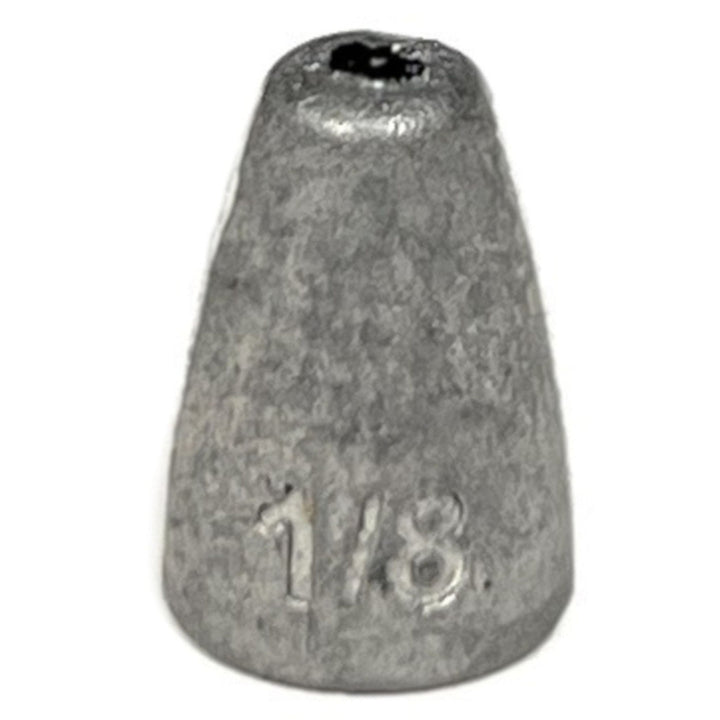 Reaction Tackle Lead Worm Weights pack with 25 green pumpkin sinkers and weights, 1/16 oz, for fishing and bait presentation.