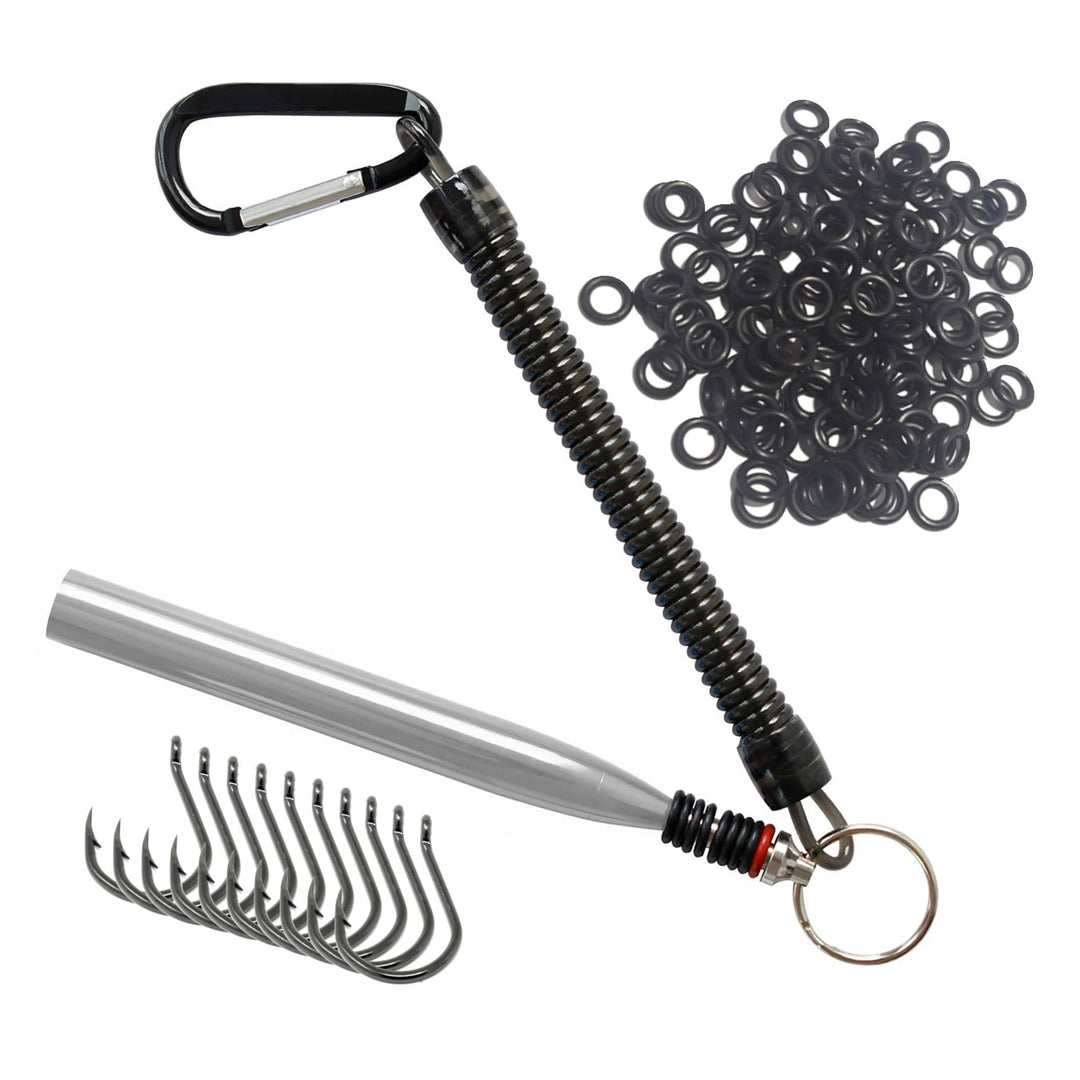 Reaction Tackle Wacky Worm soft plastic tools and kit for fishing, featuring various wacky worm set and fishing accessories.