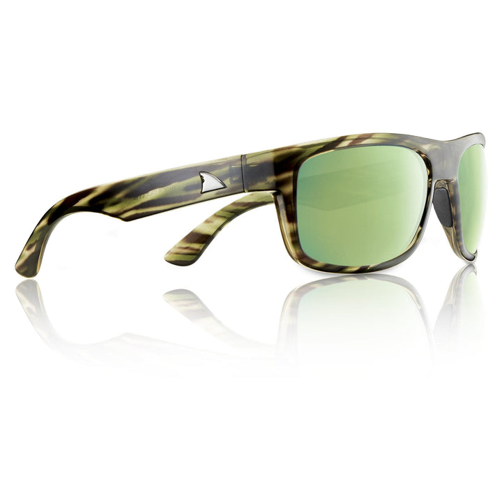 RedFin Polarized Fripp fishing sunglasses with wraparound design and polarized lenses for glare reduction.