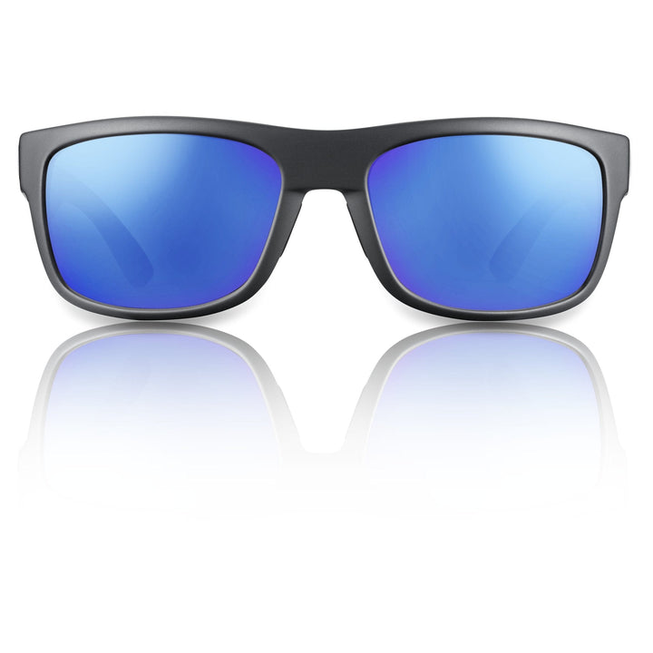 RedFin Polarized Fripp fishing sunglasses with polarized lenses and sporty frame, designed for outdoor water activities.