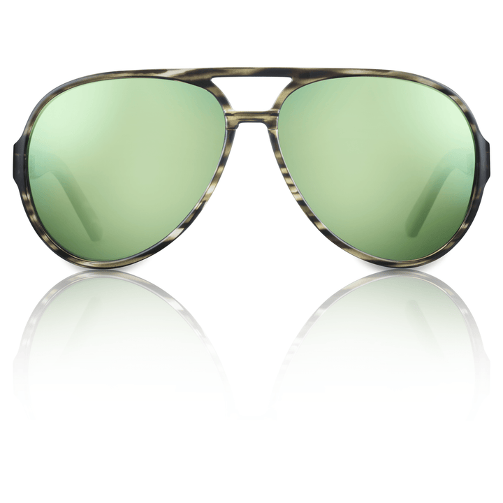 RedFin Polarized Savannah fishing sunglasses with driftwood and seagrass frame, polarized lenses for outdoor fishing protection