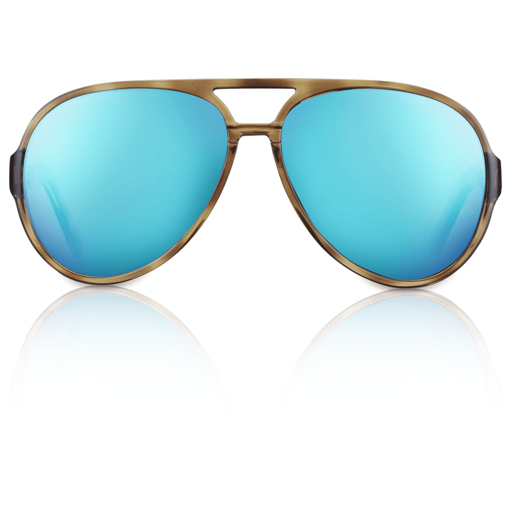 RedFin Polarized Savannah fishing sunglasses with driftwood and seagrass frames, featuring polarized lenses for outdoor fishing.