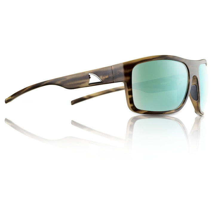RedFin Polarized Big Ship fishing sunglasses with black frames and polarized lenses, designed for outdoor fishing and boating.