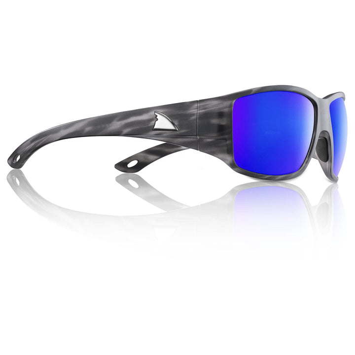 RedFin Polarized Grand Banks XL fishing sunglasses with polarized lenses and sporty frame, ideal for outdoor fishing activities.