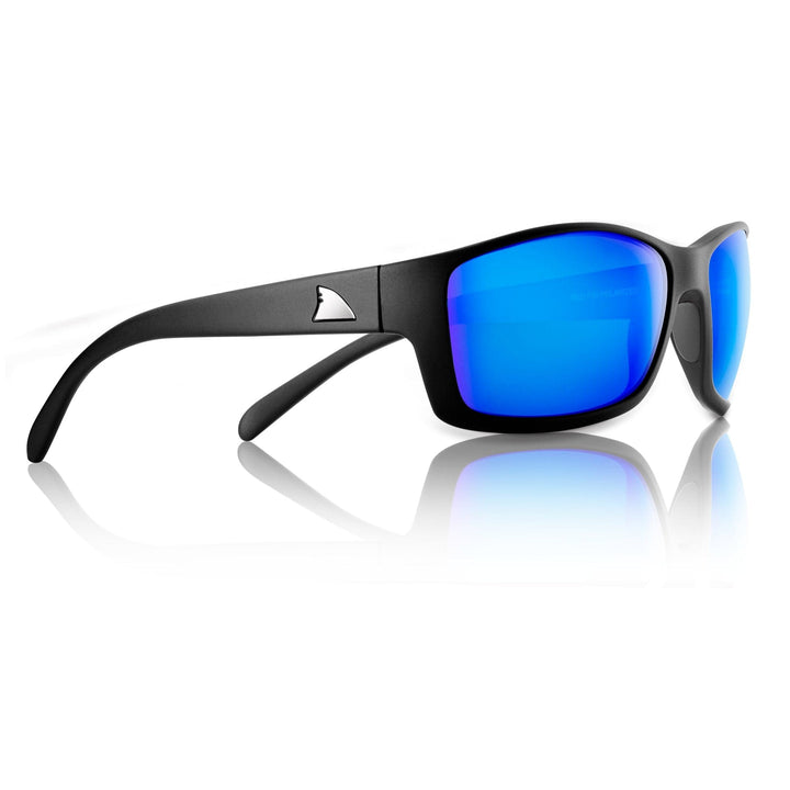 RedFin Polarized Outer Banks fishing sunglasses with matte honey drift frames and amber-green polarized lenses.