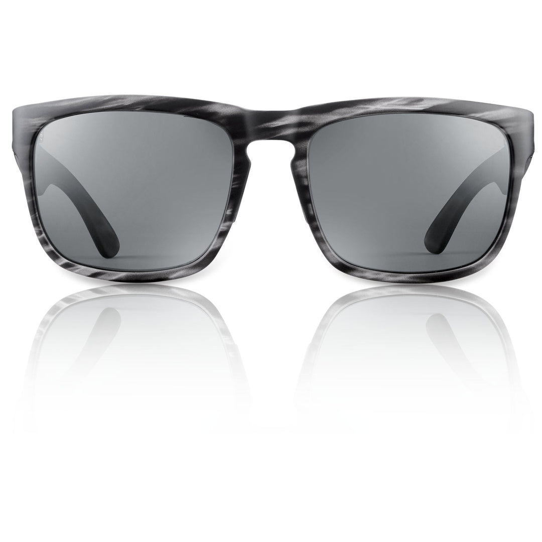 RedFin Polarized Tybee fishing sunglasses with matte honey drift frames and Gulf blue polarized lenses, suitable for outdoor fishing.