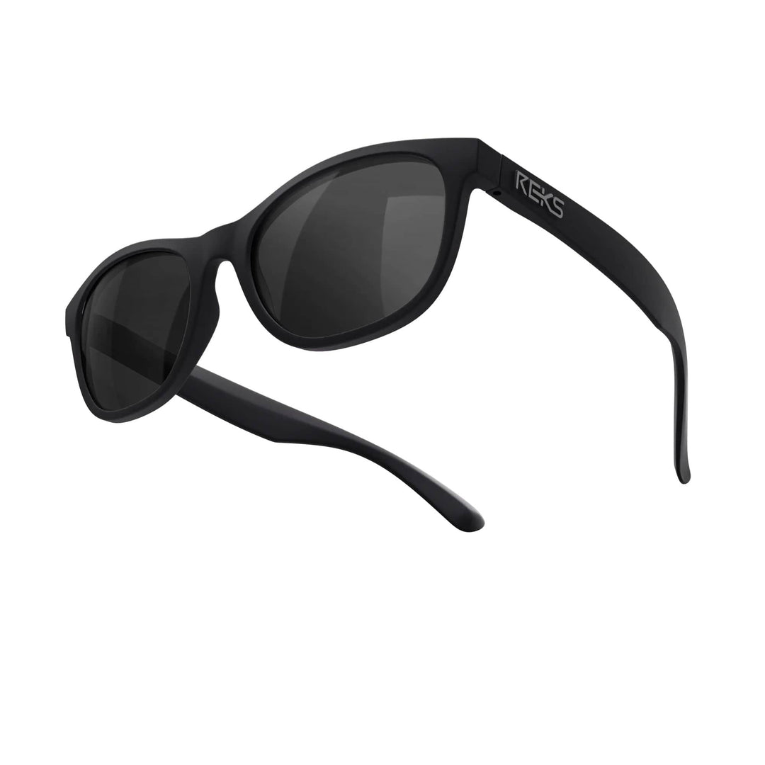 REKS® Seafarer polycarbonate sunglasses with blue mirror lenses, stylish and protective eyewear for outdoor activities.