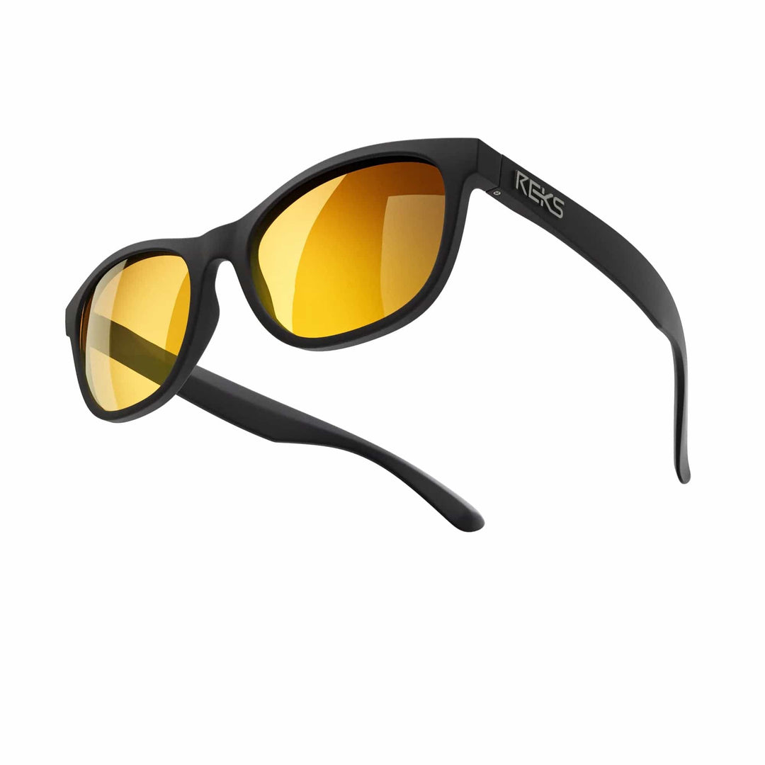 REKS® Seafarer polarized polycarbonate sunglasses with smoke lenses, lightweight and stylish for outdoor sun protection.